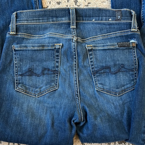 Brand: 7 size: 25 for women color: dark blue - Picture 2 of 4